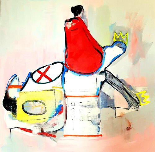 La patada di Roberto Gutiérrez Currás, Pittura in vendita su Singulart