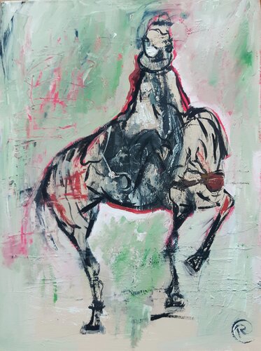 Incertidumbre , principio y final di Roberto Gutiérrez Currás, Pittura in vendita su Singulart