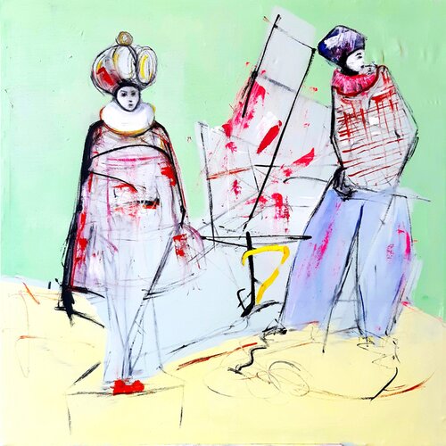Atlantes di Roberto Gutiérrez Currás, Pittura in vendita su Singulart