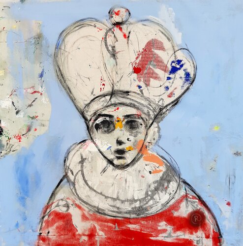 QUEEN van Roberto Gutiérrez Currás, Schilderij te koop op Singulart