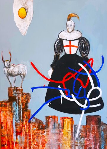 Tierra de conejos von Roberto Gutiérrez Currás, Malerei kaufen auf Singulart