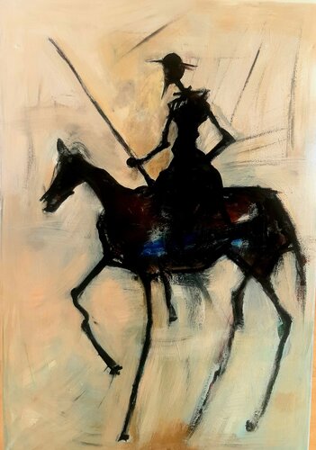 Spleen de la Mancha by Roberto Gutiérrez Currás, Painting for Sale on Singulart