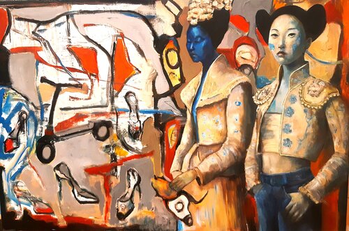 Metamorfosis y Vértigo par Roberto Gutiérrez Currás, Peinture en vente sur Singulart