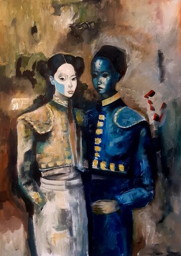 Los domingos de harajuku di Roberto Gutiérrez Currás, Pittura in vendita su Singulart