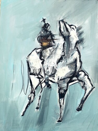 Cabalgar sin contradicciones von Roberto Gutiérrez Currás, Malerei kaufen auf Singulart