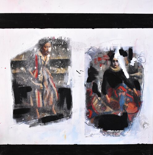 Memoria de salon by Roberto Gutiérrez Currás, Painting for Sale on Singulart
