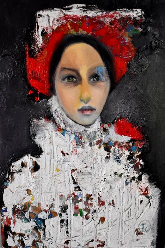 Para Elisa van Roberto Gutiérrez Currás, Schilderij te koop op Singulart