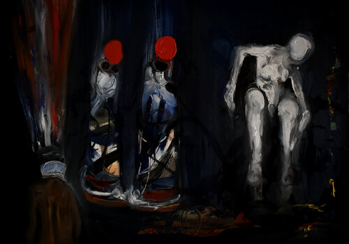 Punto de quiebre di Roberto Gutiérrez Currás, Pittura in vendita su Singulart