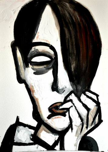 Cuando aprieta el frío by Roberto Gutiérrez Currás, Painting for Sale on Singulart