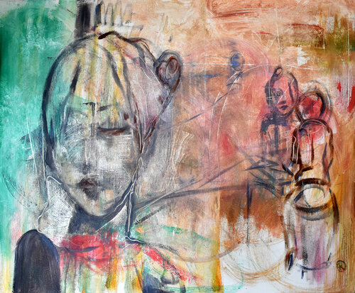 Tarde 360 grados van Roberto Gutiérrez Currás, Schilderij te koop op Singulart