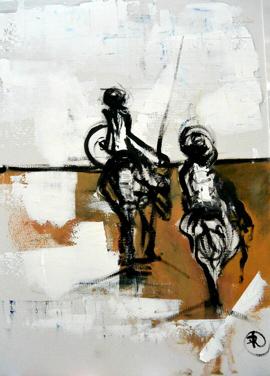 Don Quijote y Sancho Roberto Gutiérrez Currás