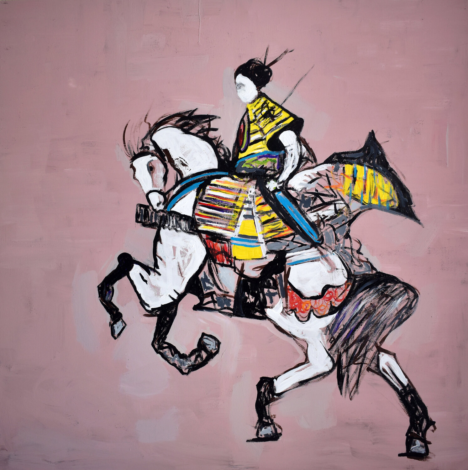 Onna-Bugeisha Roberto Gutiérrez Currás Originalgemälde zu verkaufen