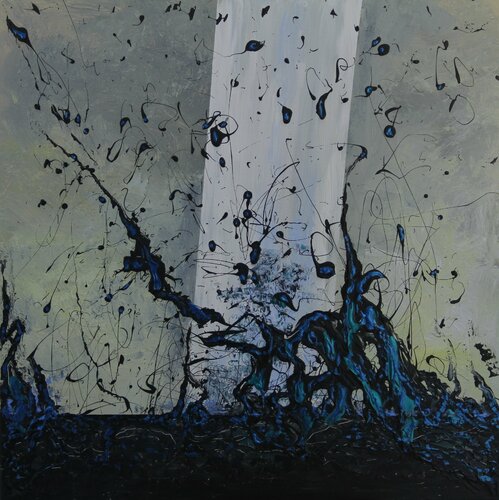 Brownian Vortex Birth by Serguei Borodouline, Painting for Sale on Singulart