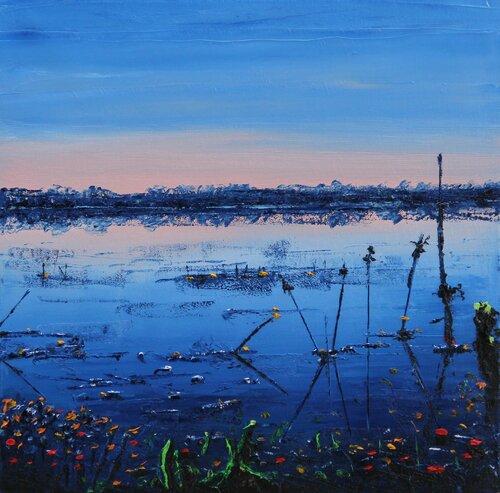 Blue Twilight van Serguei Borodouline, Schilderij te koop op Singulart