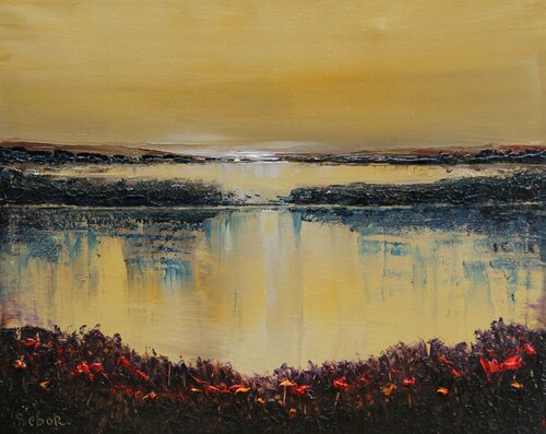 Mosquitoes Lake van Serguei Borodouline, Schilderij te koop op Singulart