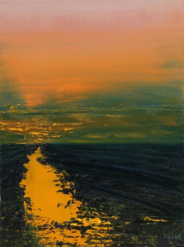 Golden Dusk van Serguei Borodouline, Schilderij te koop op Singulart