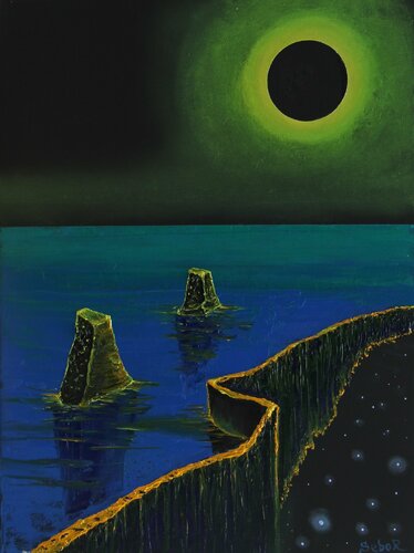 Eclipse van Serguei Borodouline, Schilderij te koop op Singulart