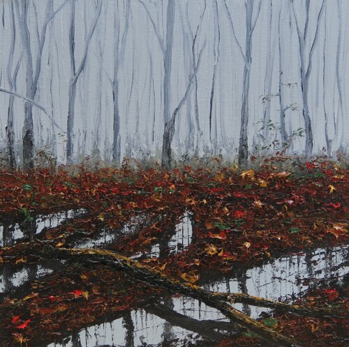 November Mist van Serguei Borodouline, Schilderij te koop op Singulart