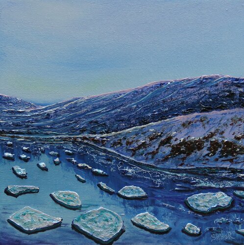 Ice Hummocks van Serguei Borodouline, Schilderij te koop op Singulart