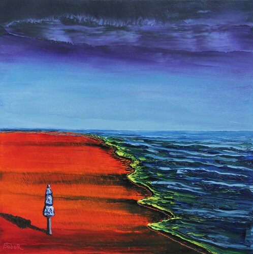 On the Beach di Serguei Borodouline, Pittura in vendita su Singulart