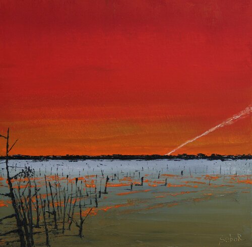 Red Sky di Serguei Borodouline, Pittura in vendita su Singulart
