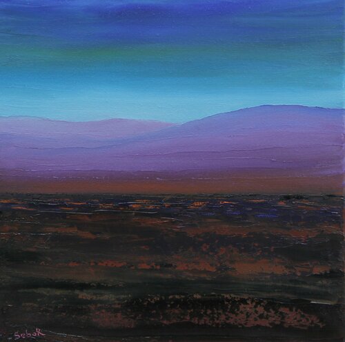 Purple Mist de Serguei Borodouline, Pintura a la venta en Singulart
