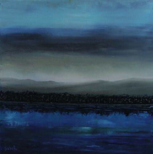 Night Lighting par Serguei Borodouline, Peinture en vente sur Singulart
