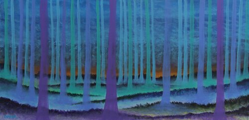 Ghost Trees di Serguei Borodouline, Pittura in vendita su Singulart