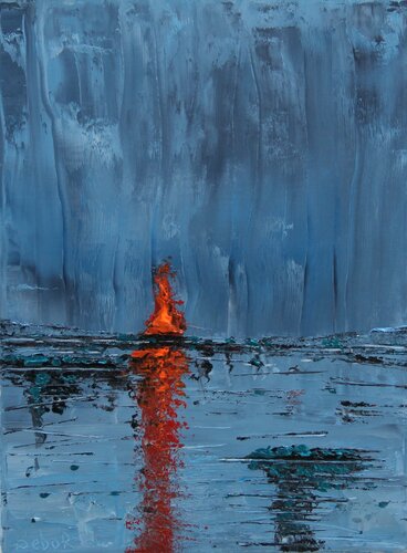 Flaming Sail van Serguei Borodouline, Schilderij te koop op Singulart