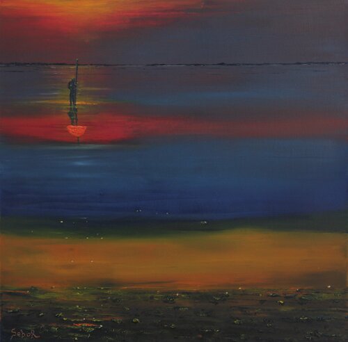 Shallow Water par Serguei Borodouline, Peinture en vente sur Singulart