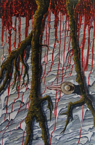 Sacrificed van Serguei Borodouline, Schilderij te koop op Singulart