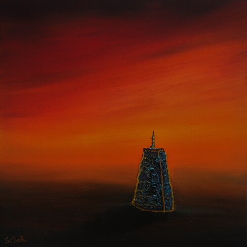 Obelisk di Serguei Borodouline, Pittura in vendita su Singulart