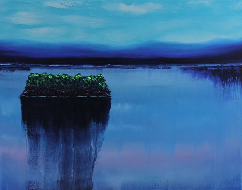 Receding Rain de Serguei Borodouline, Pintura a la venta en Singulart