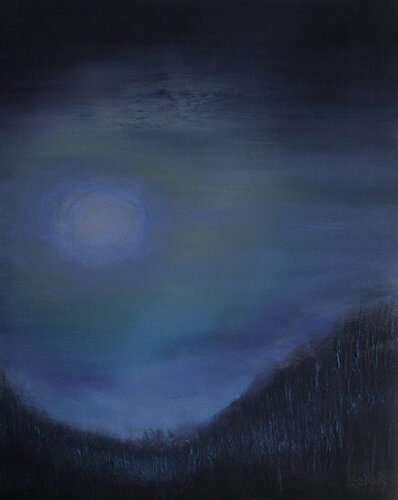 Night Halo von Serguei Borodouline, Malerei kaufen auf Singulart