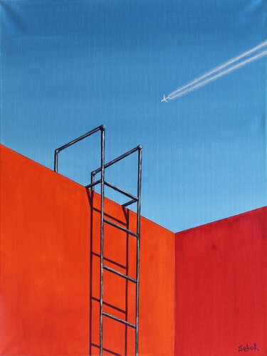 Ladder de Serguei Borodouline, Pintura a la venta en Singulart