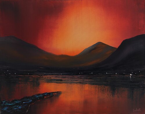 Silence Rouge par Serguei Borodouline, Peinture en vente sur Singulart