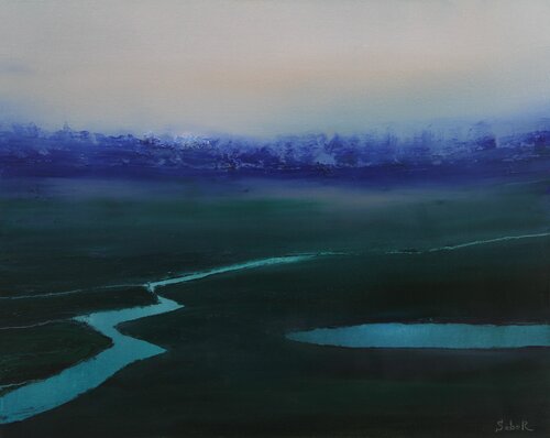 Blue Forest van Serguei Borodouline, Schilderij te koop op Singulart