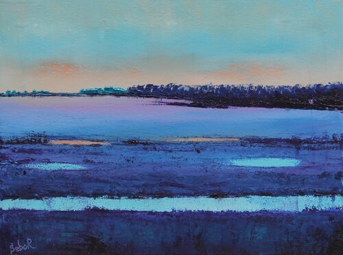 Purple Dusk van Serguei Borodouline, Schilderij te koop op Singulart