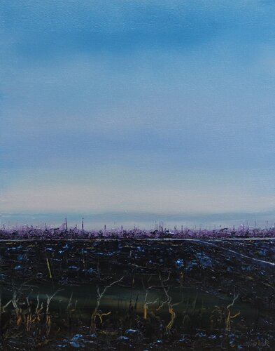 Near Winter van Serguei Borodouline, Schilderij te koop op Singulart