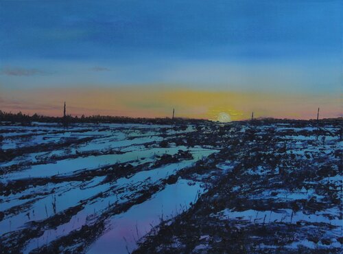 December Eve van Serguei Borodouline, Schilderij te koop op Singulart