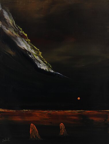 Night Travelers van Serguei Borodouline, Schilderij te koop op Singulart