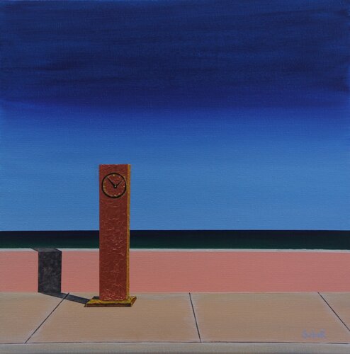 By the Green Ocean by Serguei Borodouline, Painting for Sale on Singulart