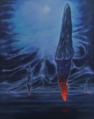 Astral's Keepers de Serguei Borodouline, Pintura a la venta en Singulart