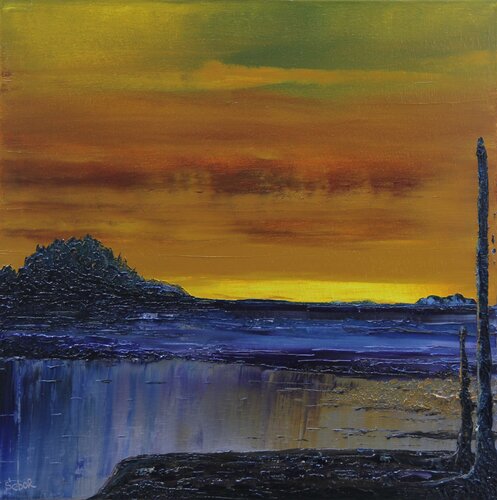 Around 8 PM par Serguei Borodouline, Peinture en vente sur Singulart