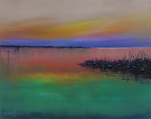 Colored Twilight par Serguei Borodouline, Peinture en vente sur Singulart