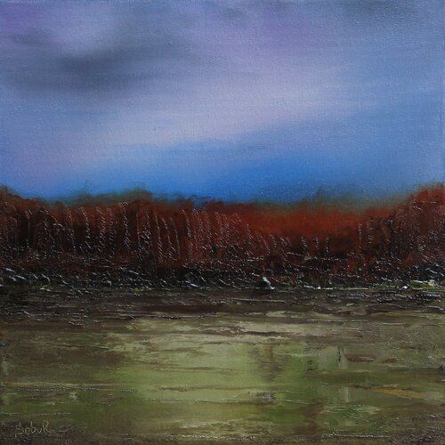 Sad Autumn de Serguei Borodouline, Pintura a la venta en Singulart