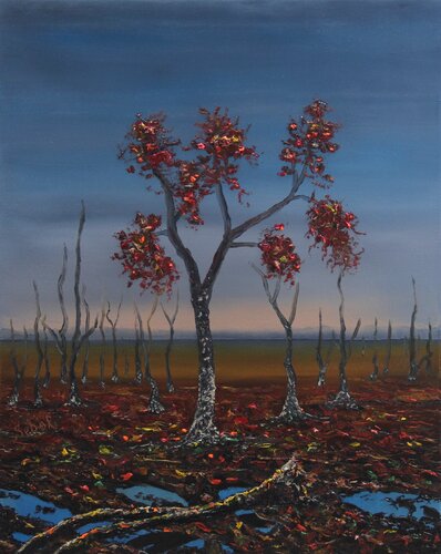 Last Falls Month par Serguei Borodouline, Peinture en vente sur Singulart