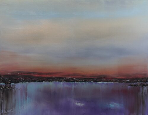 Near the Crimson Land par Serguei Borodouline, Peinture en vente sur Singulart