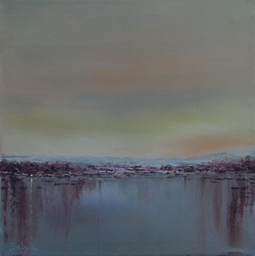 December Lake par Serguei Borodouline, Peinture en vente sur Singulart