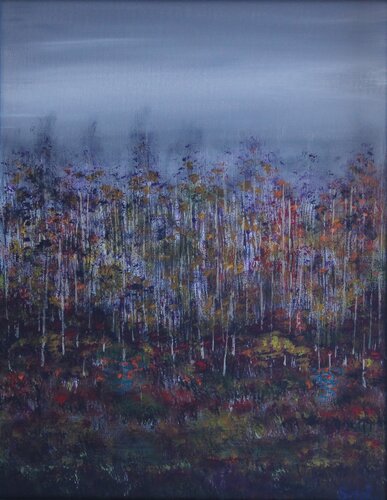 Birch Grove par Serguei Borodouline, Peinture en vente sur Singulart
